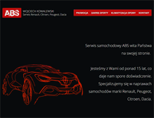 Tablet Screenshot of abs-renault.pl